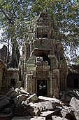 Ta Prohm temple - towers of the eastern courtyard of the third enclosure 